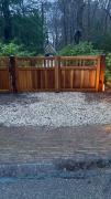 dubbele houten poort 